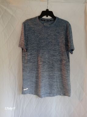 Russell Athletic Heathered Blue Short Sleeve Performance Tee